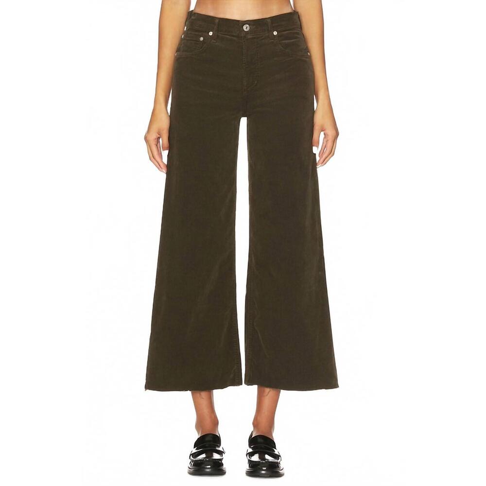 NEW CITIZENS OF HUMANITY lyra wide leg crop corduroy jeans in costes